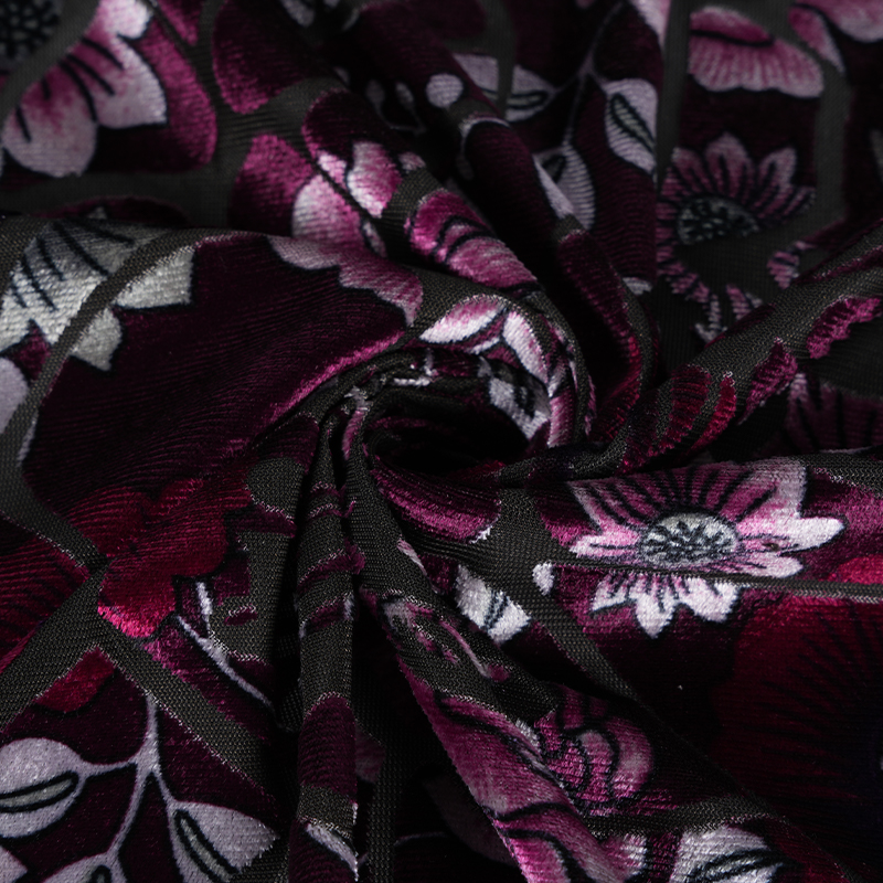 Fabraic Velvet Cóiréis Clóbhuailte spandex poileistir níolón 282